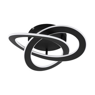 Eglo Plafondlamp Led Rolimare Zwart 40w