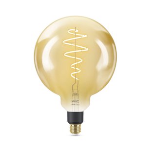 Wiz Ledfilamentlamp G200 Amber E27 6,5w