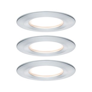 Paulmann Inbouwspot Led Nova Aluminium 3x6,5w
