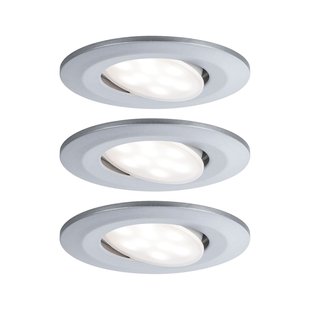 Paulmann Inbouwspot Led Calla Kantelbaar Chroom 3x6w