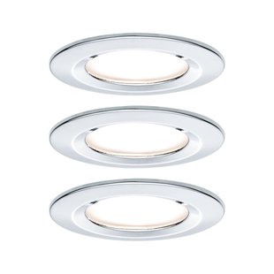 Paulmann Inbouwspot Led Nova 3-stapdim Chroom 3x6,5w
