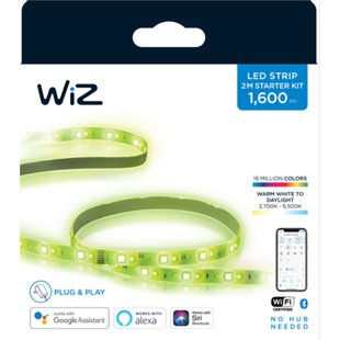 Wiz Ledstrip Starterset Gekleurd En Wit 2m