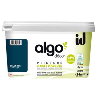 Les Decoratives Algo Muurverf - Satijn - Belle-île - 2l