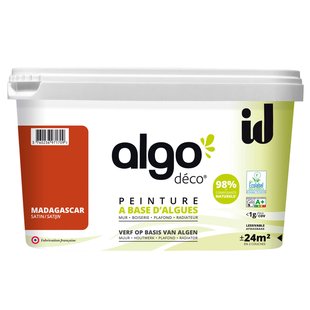 Les Decoratives Algo Muurverf - Satijn - Madagascar - 2l