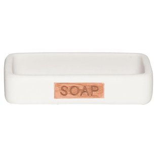 Sealskin Pierra Zeepschaal Polyresin Wit