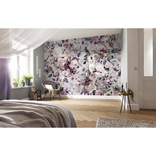 Lovely Fotobehang Blossoms - Meerkleurig - 2,50m X 350cm