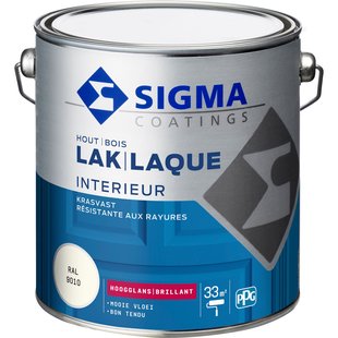 Sigma Lak Interieur Glans Ral 9010 2,5l