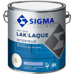 Sigma Lak Interieur Mat Ral 9010 2,5l