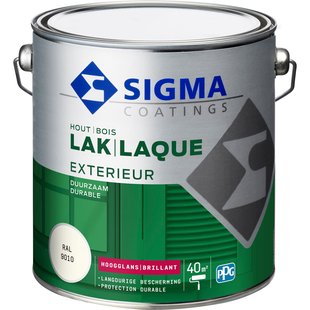 Sigma Lak Exterieur Hoogglans Ral9010 2,5l