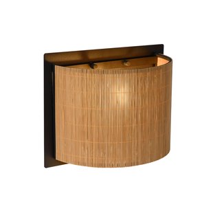 Lucide Wandlamp Magius Hout E27