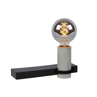 Lucide Wandlamp Tanner Zwart E27