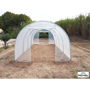 Richel Tuinkas Richel 3x6m - Polyethyleenfolie - Transparant/grijs - 600x300x200cm