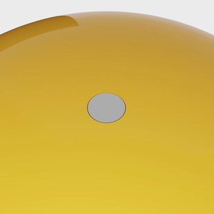 Verpan LED tafellamp WIRE, geel, hoogte 25 cm, IP44