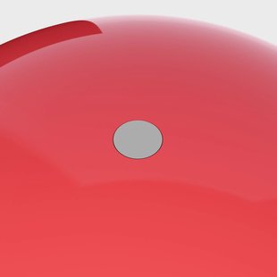 Verpan LED tafellamp WIRE, rood, hoogte 25 cm, IP44