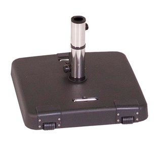 Madison Parasolvoet - 55kg - Beton - Verrijdbaar Met Handgreep Vierkant Zwart