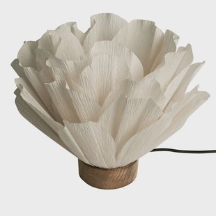 Lisa tafellamp, papier, wit, Ø 28 cm Watt & Veke - Slaapkamer - Designer - Papier / Karton - 1 lamp