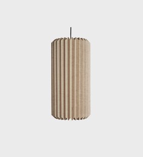 Alba hanglamp, Ø 26 cm, naturel, linnen Watt & Veke - Slaapkamer - Designer - Stof - Cilinder