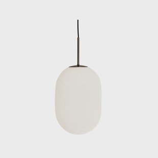 Noor hanglamp, Ø 24 cm, opaal/zwart, glas Watt & Veke - Woonkamer - Modern