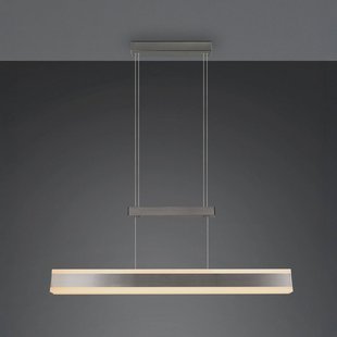 Trio Lighting LED hanglamp Arcola, nikkelkleurig, 152 cm, CCT-touchdimmer