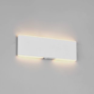 Trio Lighting LED wandlamp op accu Conchita, breedte 22 cm, wit, metaal, CCT