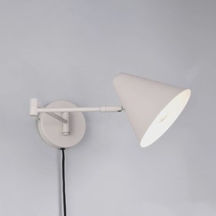 Trio Lighting Wandlamp Cosima, lichtgrijs, uitsteek 54 cm, metaal