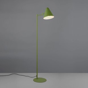 Trio Lighting Vloerlamp Cosima, groen, hoogte 126 cm, metaal