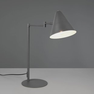 Trio Lighting Tafellamp Cosima, antraciet, hoogte 50 cm, metaal