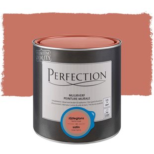Perfection Ultradekkend Muurverf - Zijdeglans - Terra Roze - 2,5l