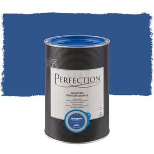 Perfection Muurverf - Zijdeglans - Saffierblauw - 1l
