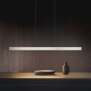 Trio Lighting LED hanglamp Donegal, nikkelkleurig, lengte 150 cm, CCT
