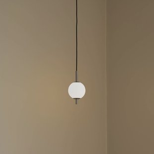UMAGE LED hanglamp Audrey, staalkleurig, 1-lamp, Ø 12 cm