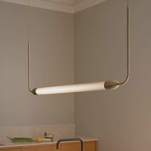 UMAGE hanglamp LEMON SQUEEZE LINEAR, messing 138 cm GU10