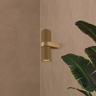 Maytoni Wandlamp DYNAMICS, goudkleurig, hoogte 23 cm, metaal up/down