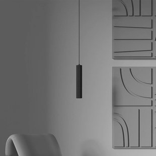 Maytoni Hanglamp Calipso, zwart, Ø 5,6 cm, metaal, GU10