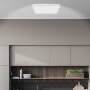 Briloner LED plafondlamp Tava A, CCT, 29 x 29 cm, wit, afstandsbediening
