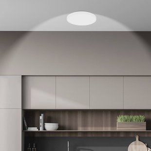 Briloner LED plafondlamp Kaida, wit, Ø 38 cm, EEK A, 4.000 K