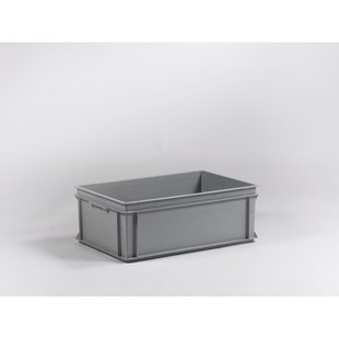 Engels Euronorm Stapelbak – 40 Liter, Agaatgrijs