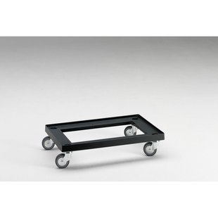Engels Transportroller - 60x40cm - 150kg - Kunststof - 4 Zwenkwielen