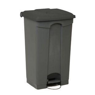 Engels Afvalbak Met Pedaal – 90 Liter, Grijs