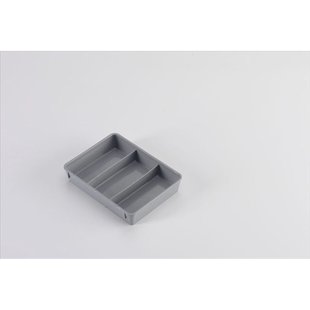 Engels Grijze Inzetbak 3-delig – 174x128x32 Mm, Pp Kunststof