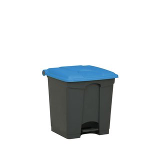 Engels Donkergrijze Pedaal-afvalbak – 30 Liter, Pp Kunststof