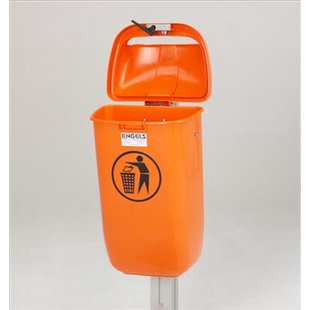 Oranje Engels City-afvalbak – 50 Liter, Hdpe Kunststof