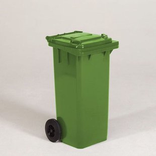 Engels Groene Afvalcontainer – 120 Liter, Hdpe Kunststof