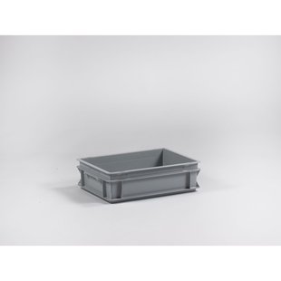 Euronorm Kunststof Stapelbak – 10 Liter, Agaatgrijs