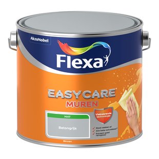 Flexa Easycare Muurverf - Mat - Betongrijs - 2,5l