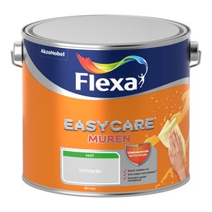 Flexa Easycare Muurverf - Mat - Lichtgrijs - 2,5l