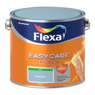 Flexa Easycare Muurverf - Mat - Grijsblauw - 2,5l