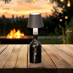 FH Lighting LED-fleslamp Fiocco, zandgrijs, CCT, IP54, dimbaar