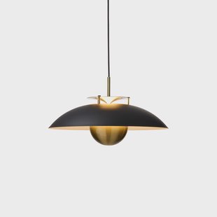 STEPP hanglamp, zwart, Ø 46 cm, metaal Halo Design - Eetkamer - Scandinavisch - 1 lamp