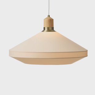 PARIS SOFT hanglamp, crème, textiel, Ø 56 cm Halo Design - Eetkamer - Designer - Stof - 1 lamp